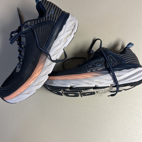 Hoka One One women’s shoes.  Size 8.5. Lot of life left on tread. - Picture 3 of 9